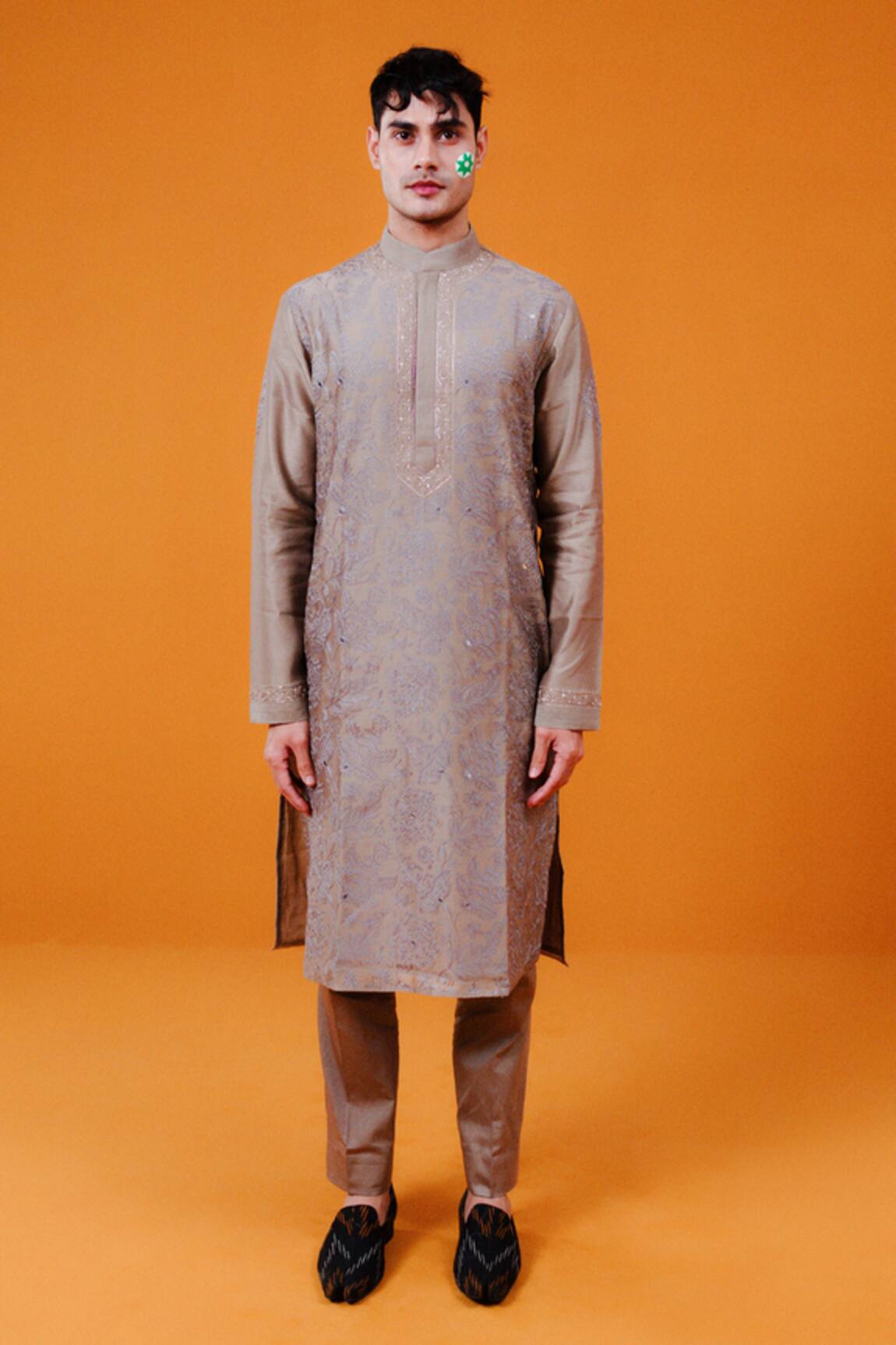Wabi Sabi By Anshum-Ritesh Floral Jacobean Kurta Set