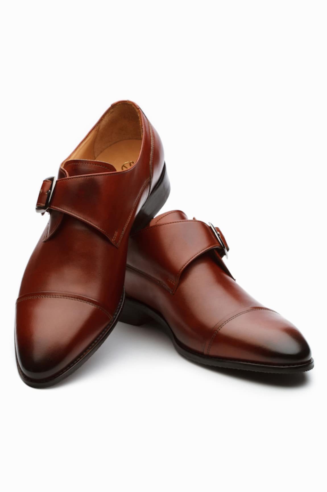 dapper Shoes William Double Monk Strap Shoes