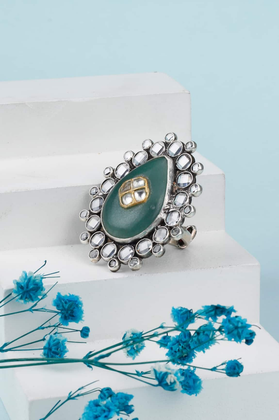 Sangeeta Boochra Shamsia Embellished Ring