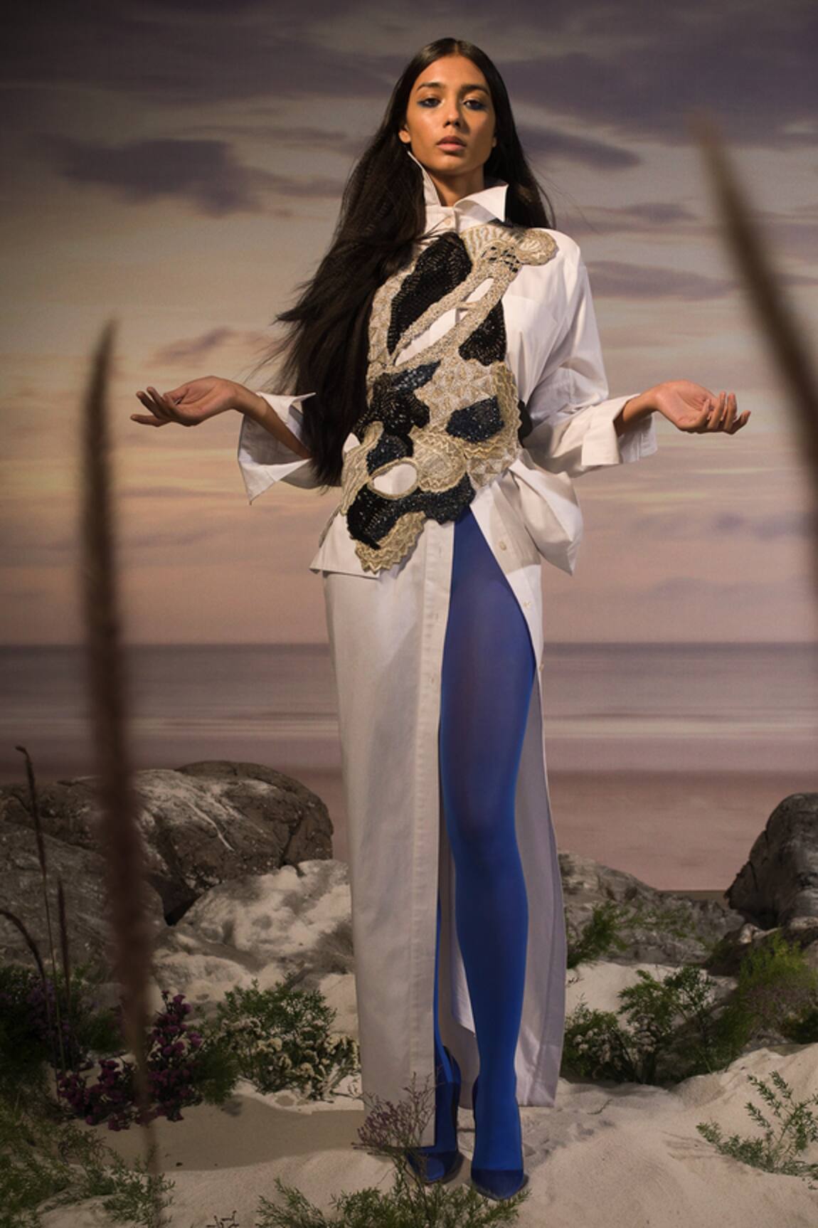 AK-OK Bead Embellished Cut-Out Holster