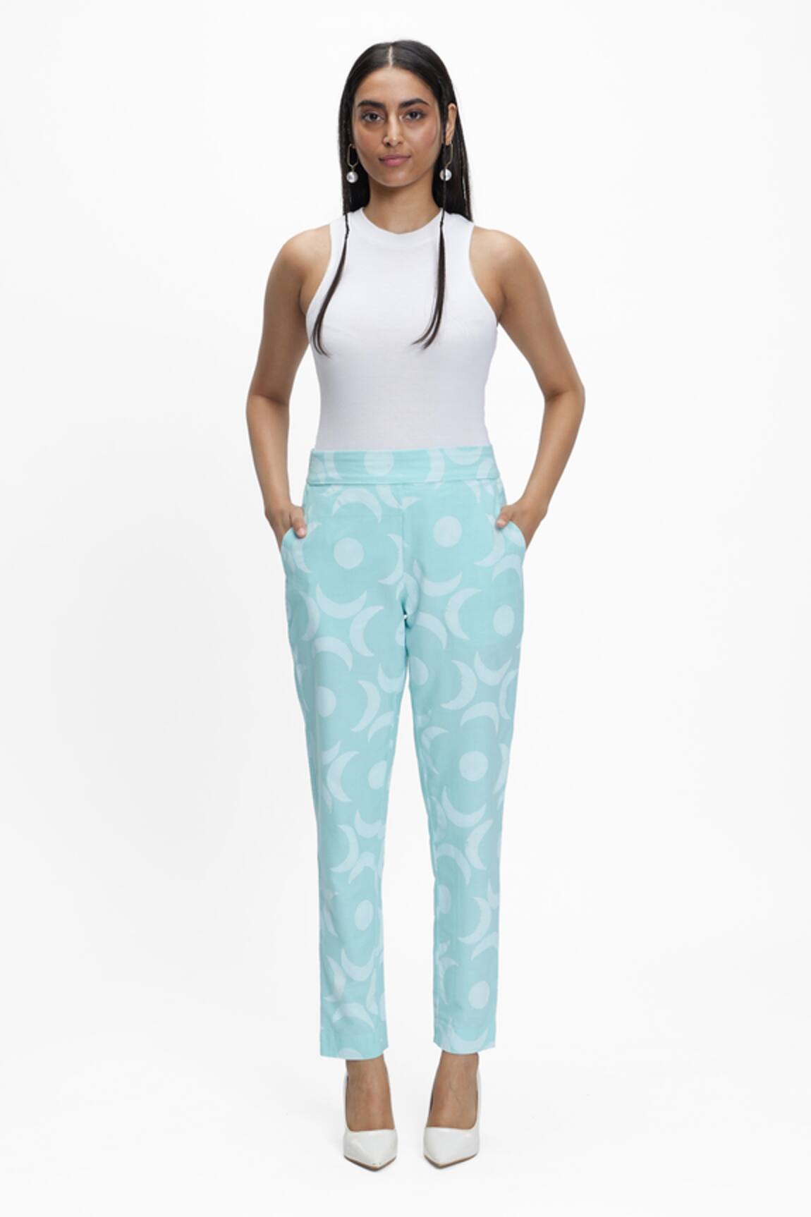Terra Luna Chilled Out Moon Bloom Pattern Pant
