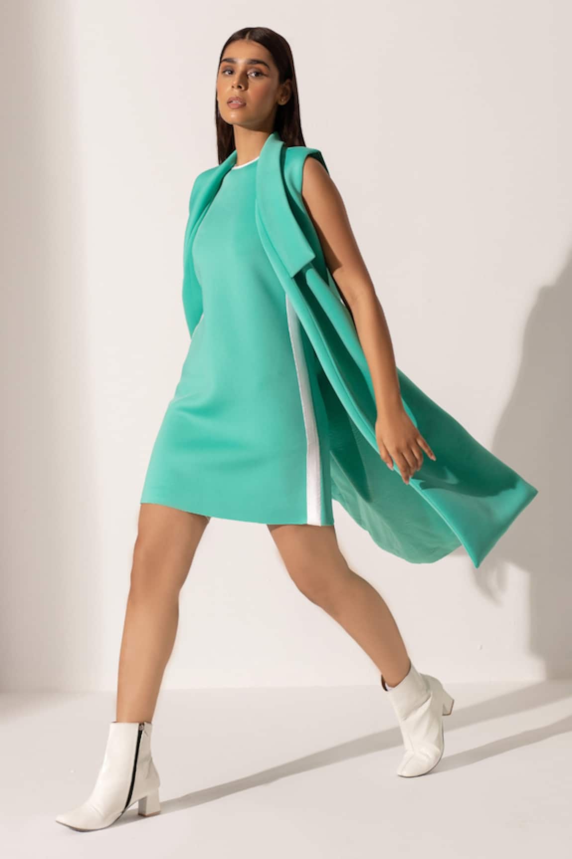 Kritika Madan Label Mini Dress With Coat
