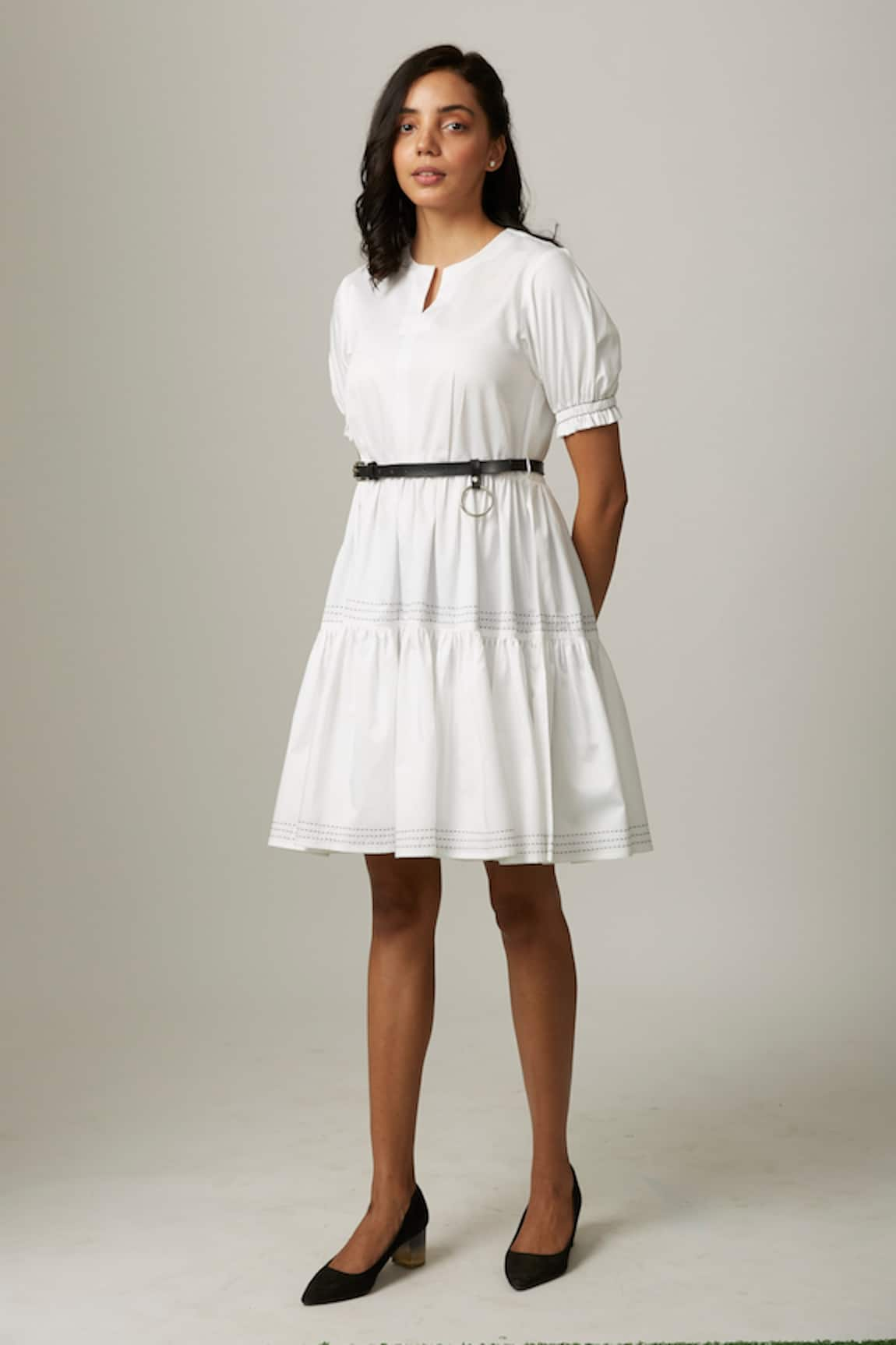 Escape By Aishwarya Tiered Gathered Dress