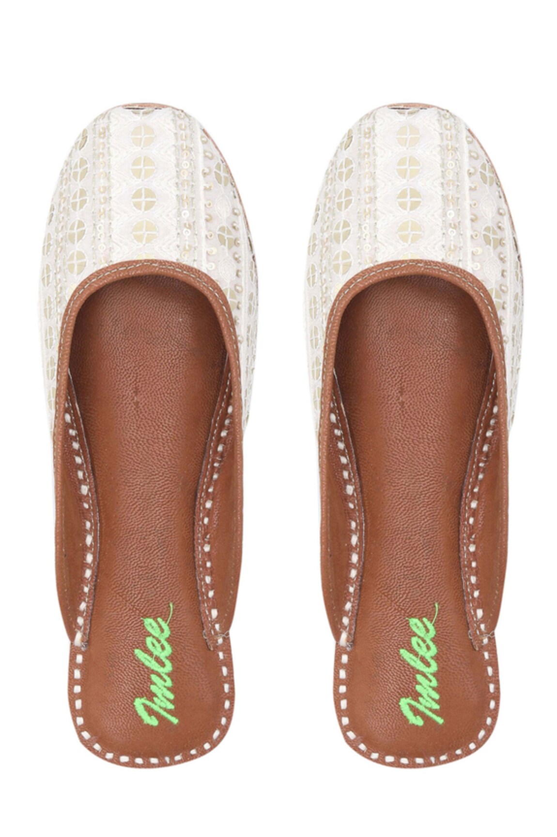 Imlee Jaipur Serendipity Sequin Embroidered Juttis