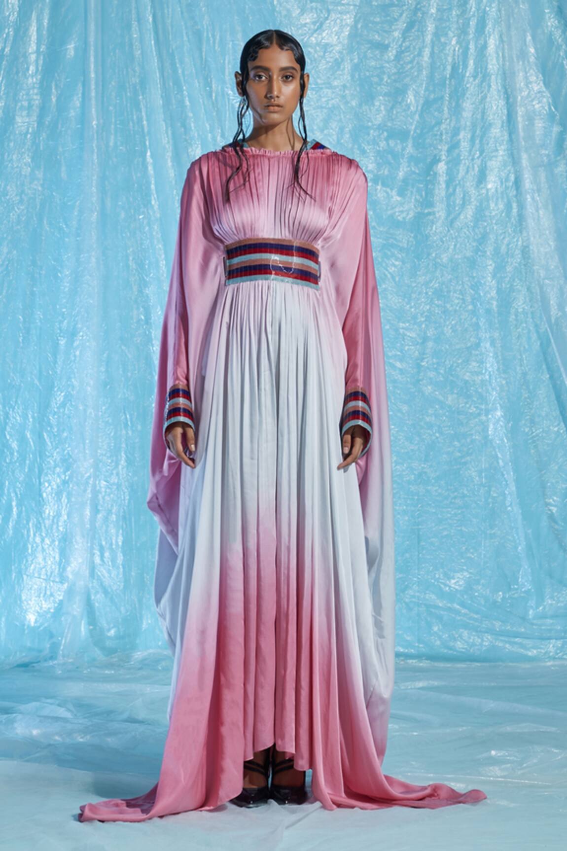 Akhl Glass Satin Kaftan