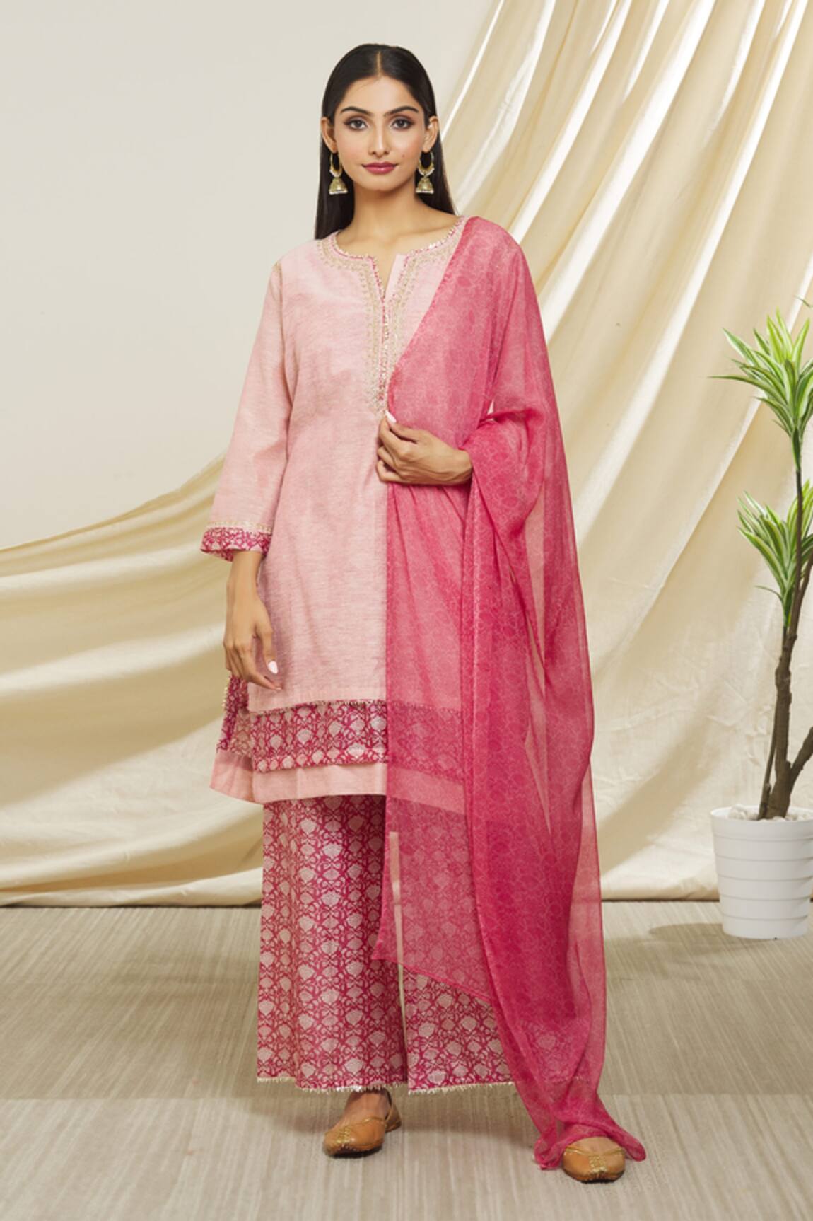 Peenacolada Embroidered Kurta Pant Set