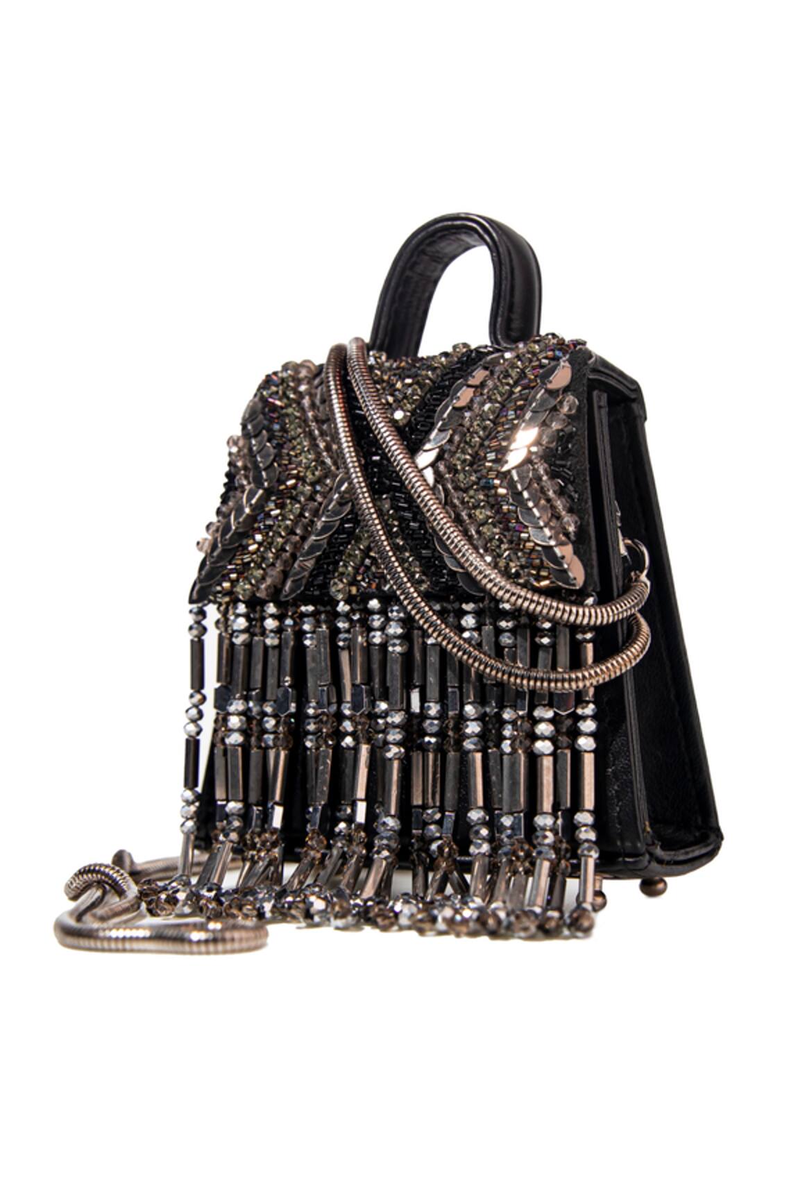 Born Flash Seraphim Embellished Leather Bag