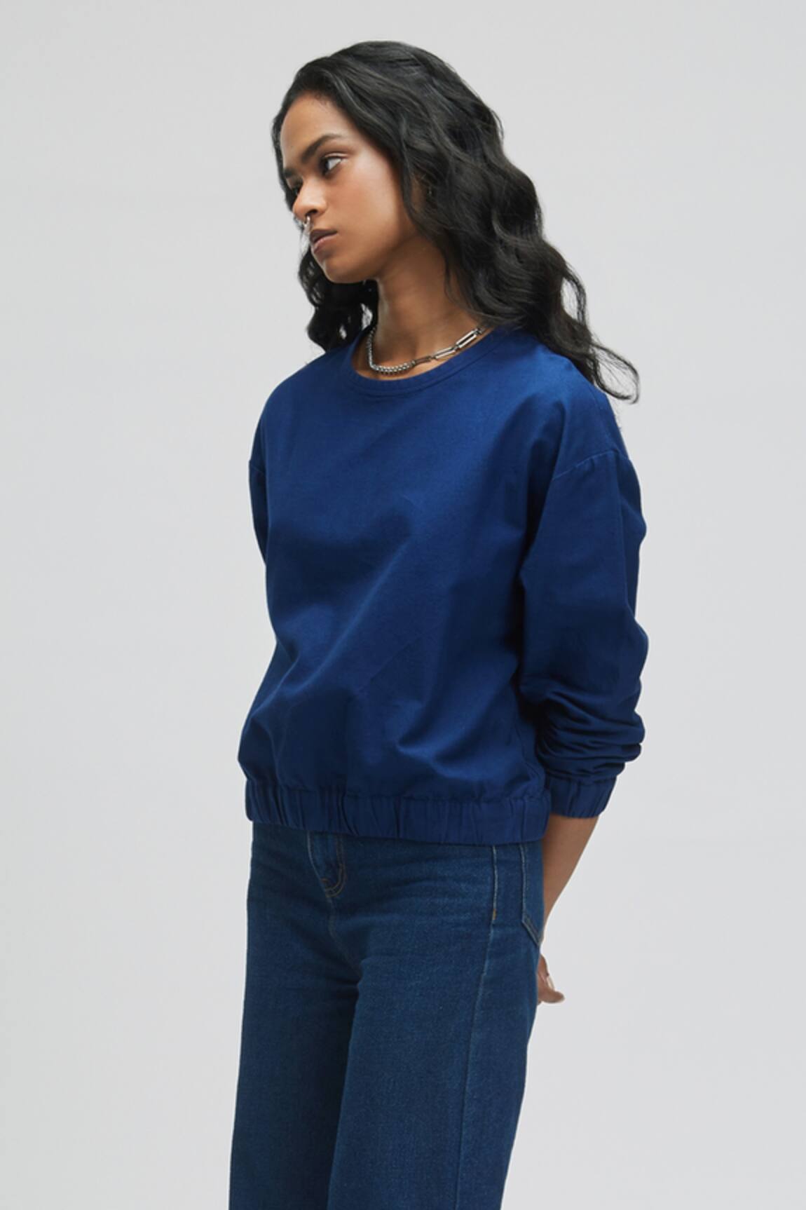 Terra Luna Solid Sweatshirt