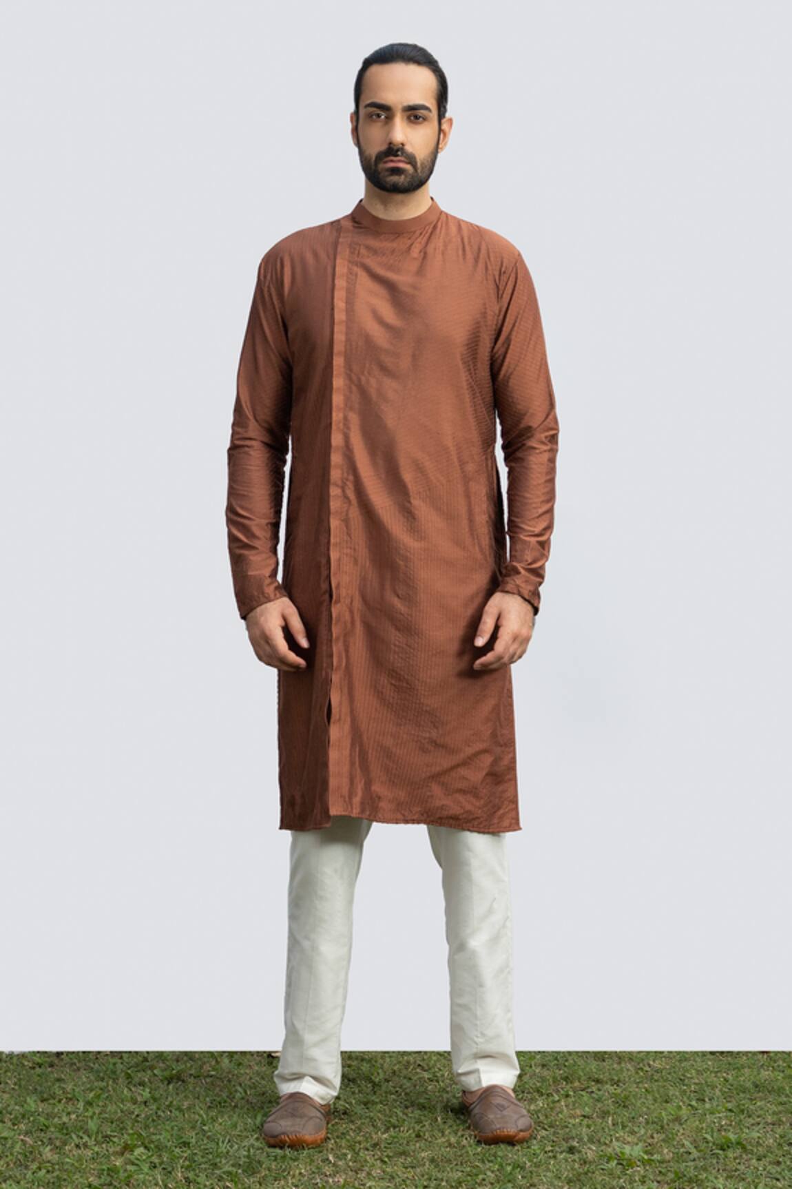 Kaka Calcutta Side Placket Kurta Set