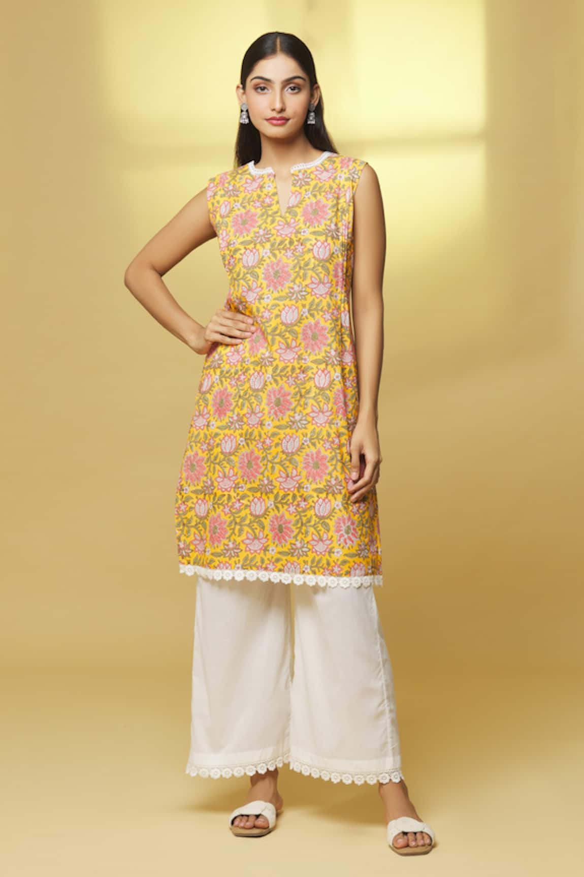Kalakaari By Sagarika Floral Print Kurta Set