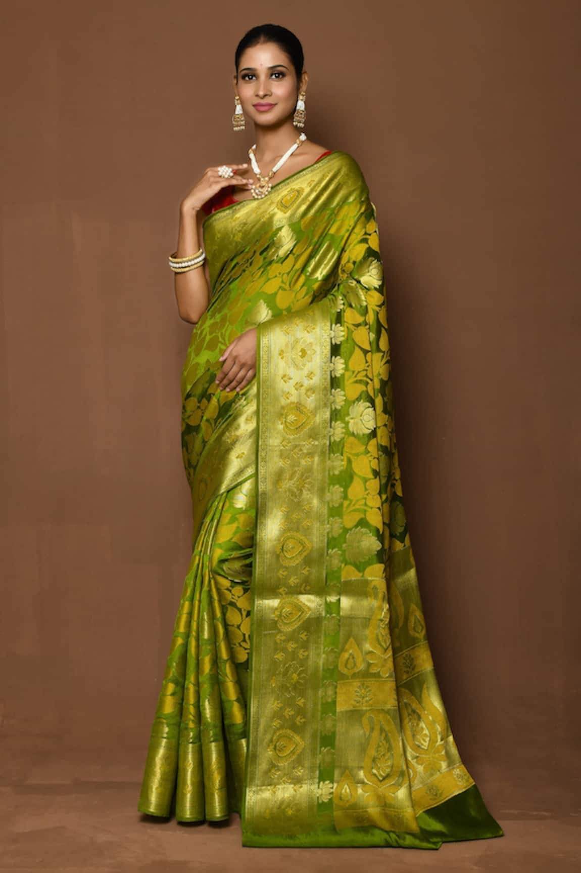 Samyukta Singhania Botanic Pattern Saree 