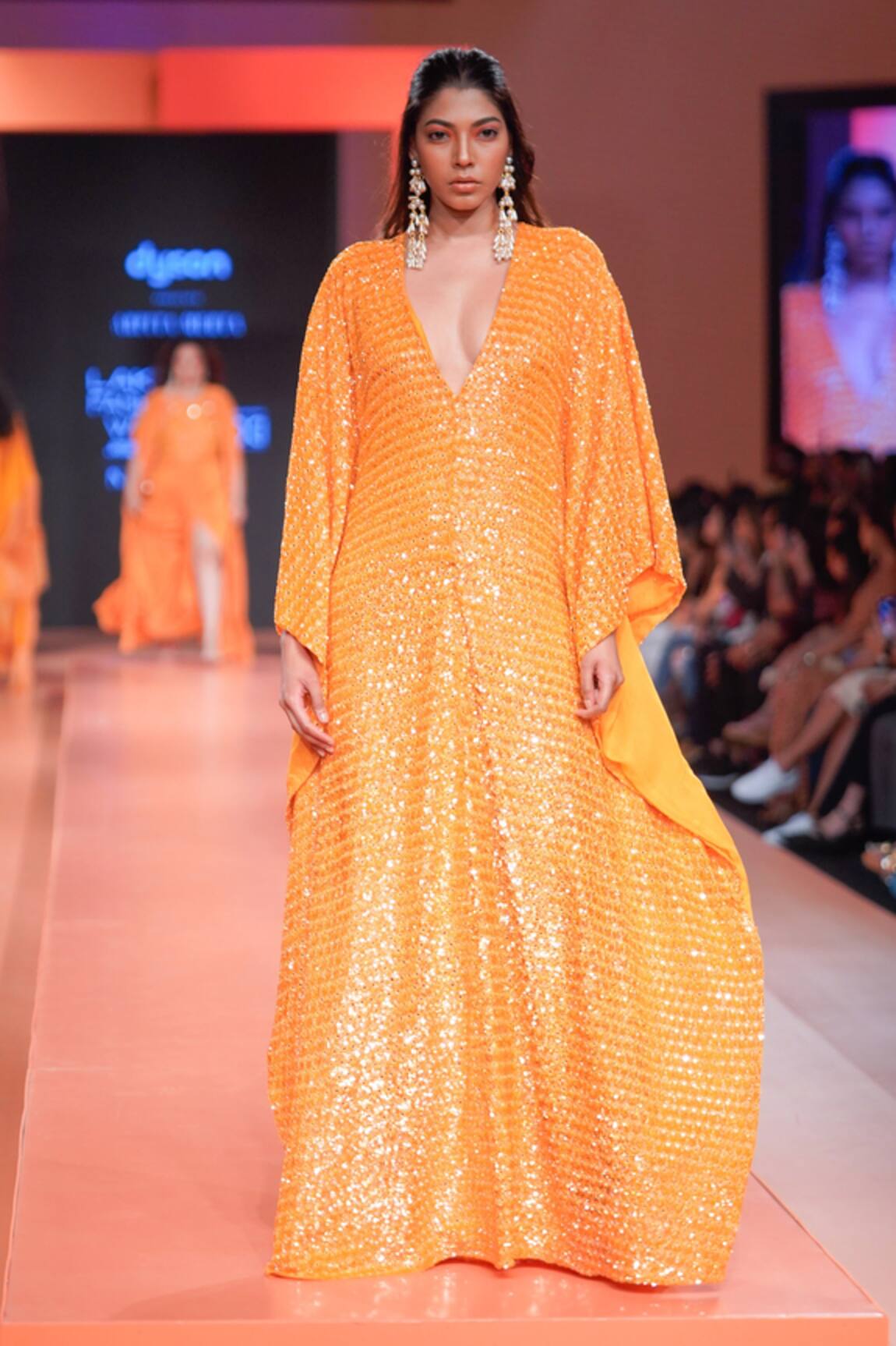 Arpita Mehta Sequin & Mirror Embroidered Kaftan