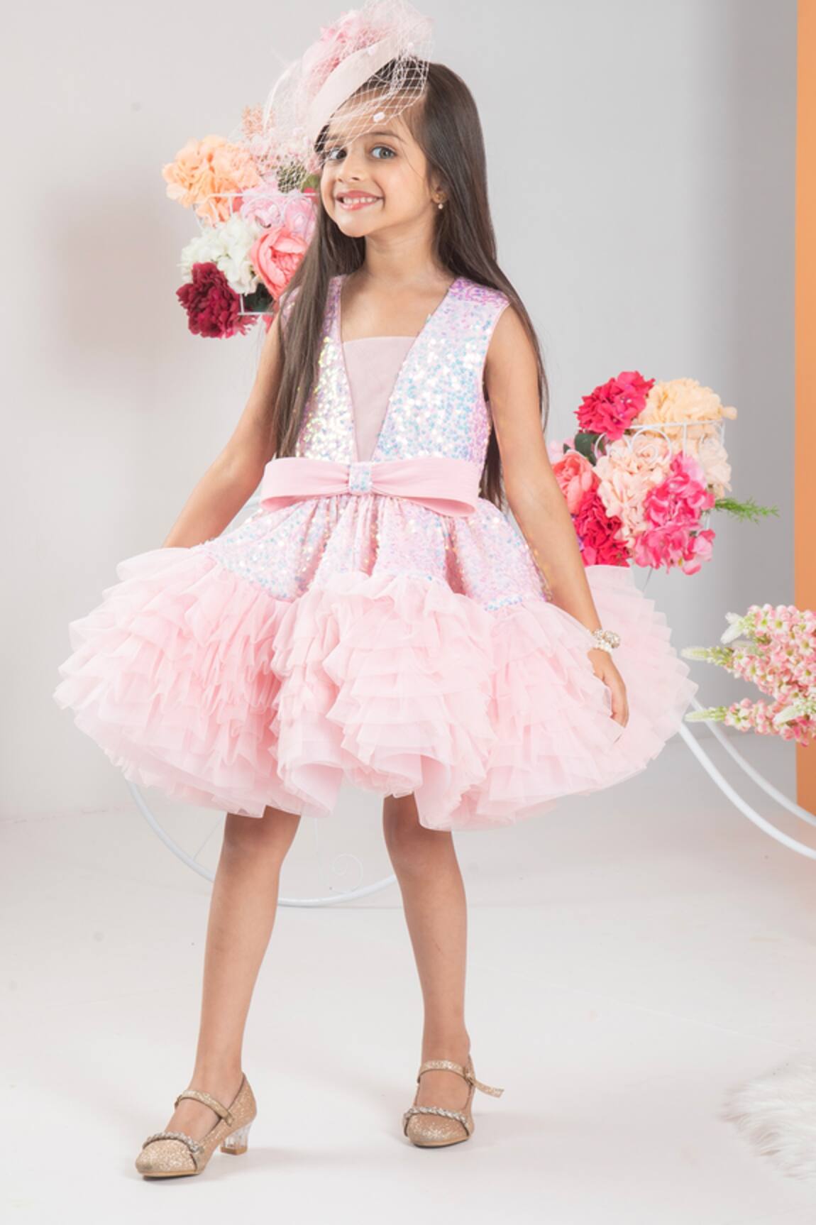 Hoity Moppet Sequin Embellished Fit & Flare Dress