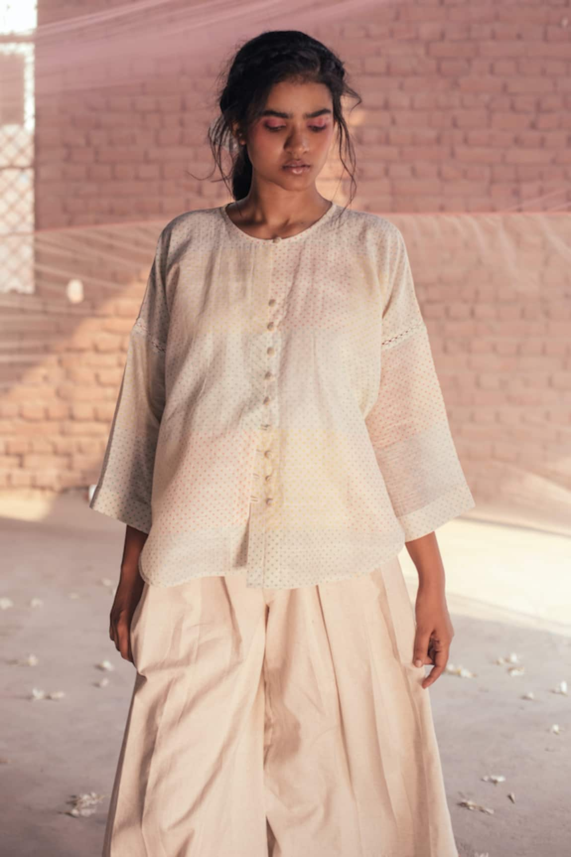 Itr by Khyati Pande Constella Hand Block Printed Shirt