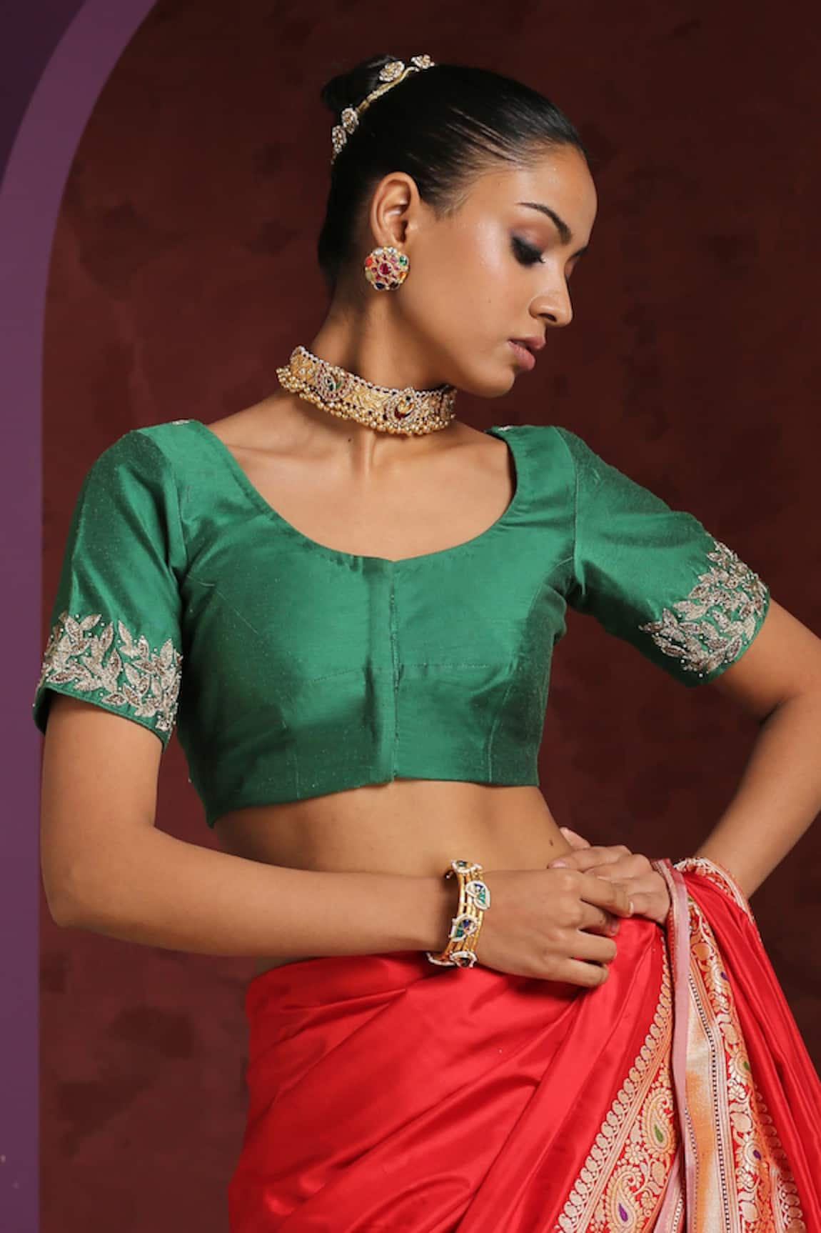 Weaver Story Pure Silk Blouse  