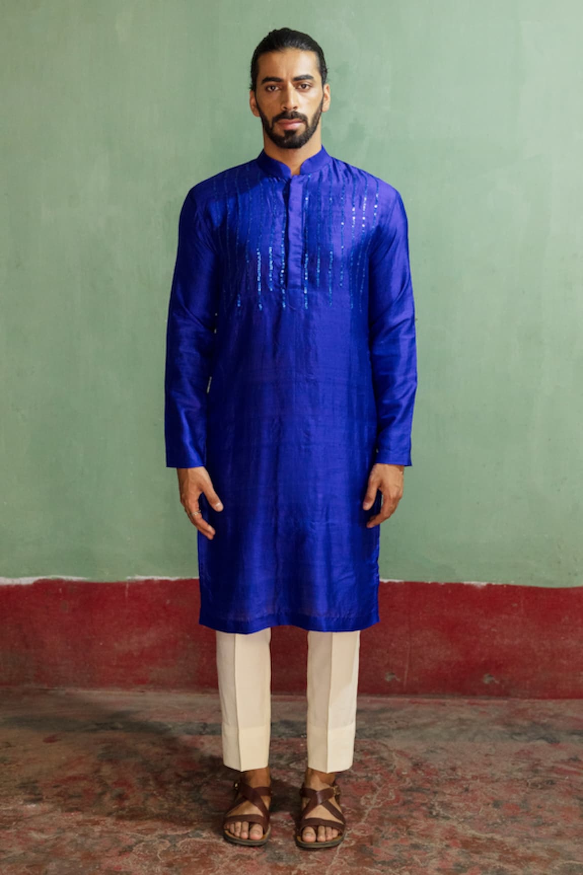 Artless Pearls In The Ocean Kurta & Pant Set