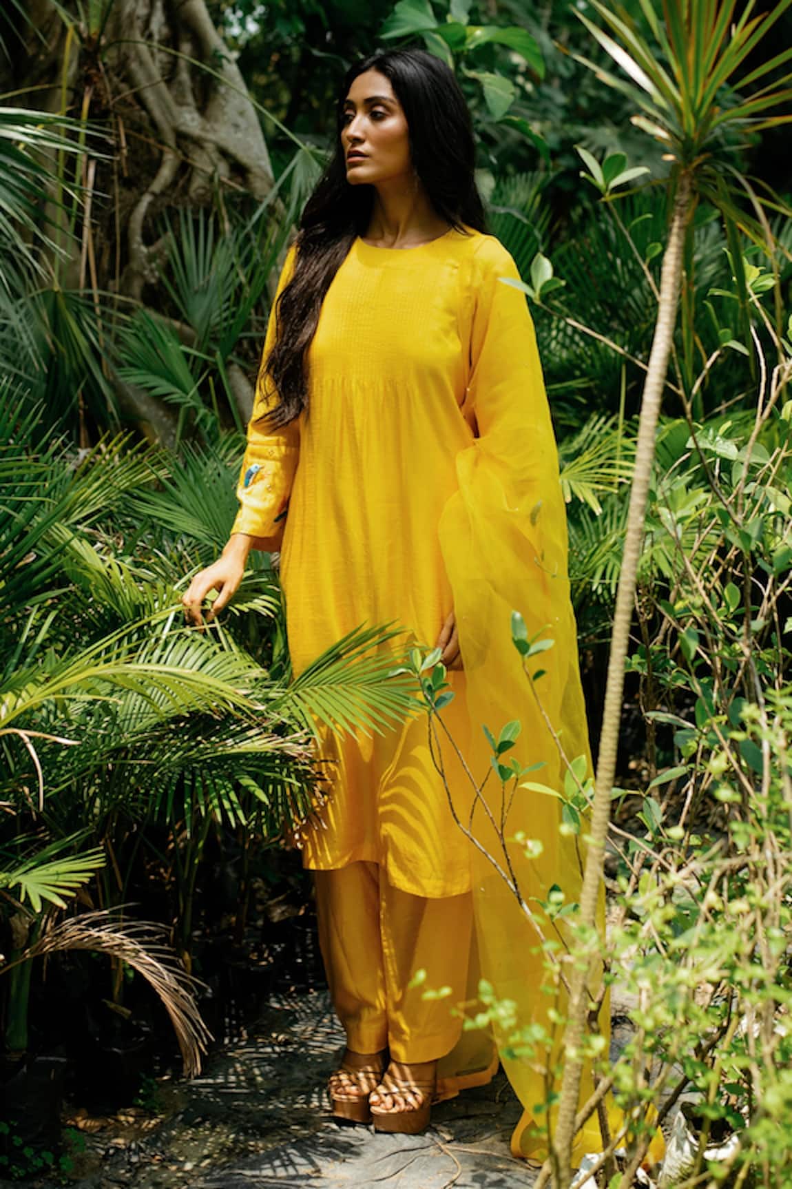 Label Shristi Chetani A-Line Kurta Set 