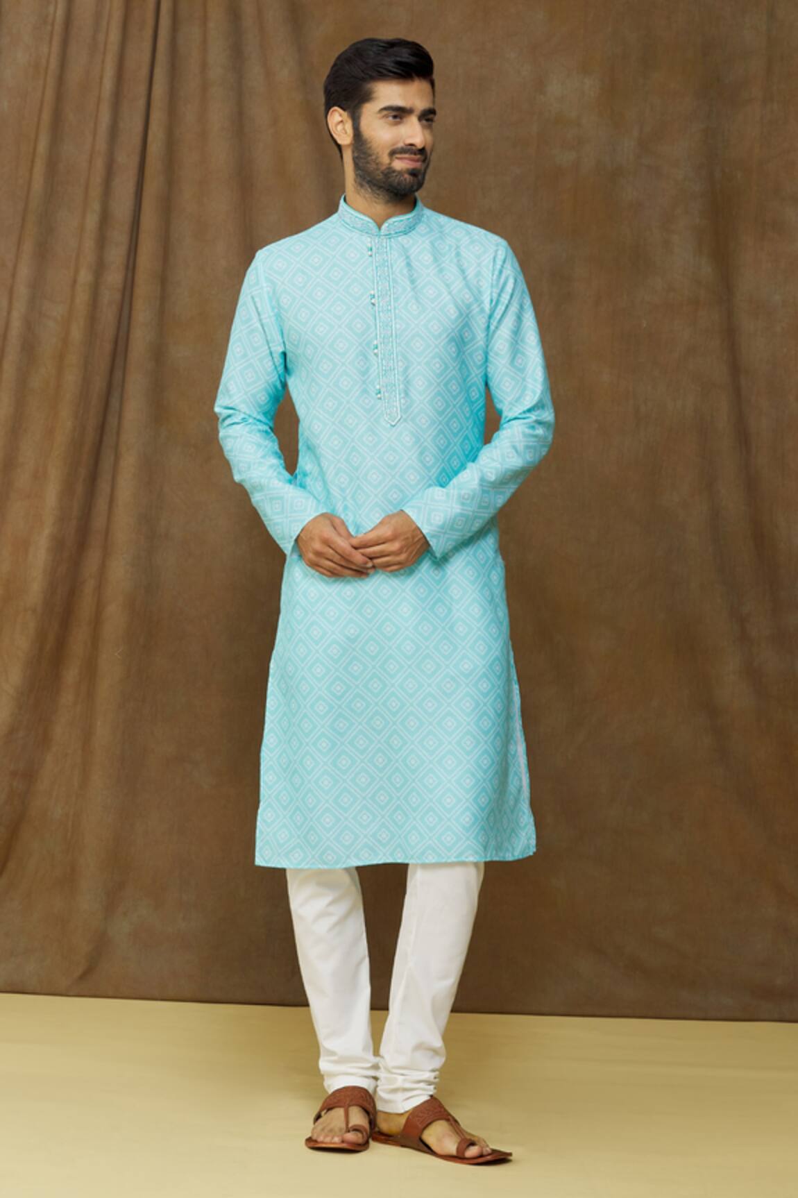 Samyukta Singhania Printed Straight Kurta 