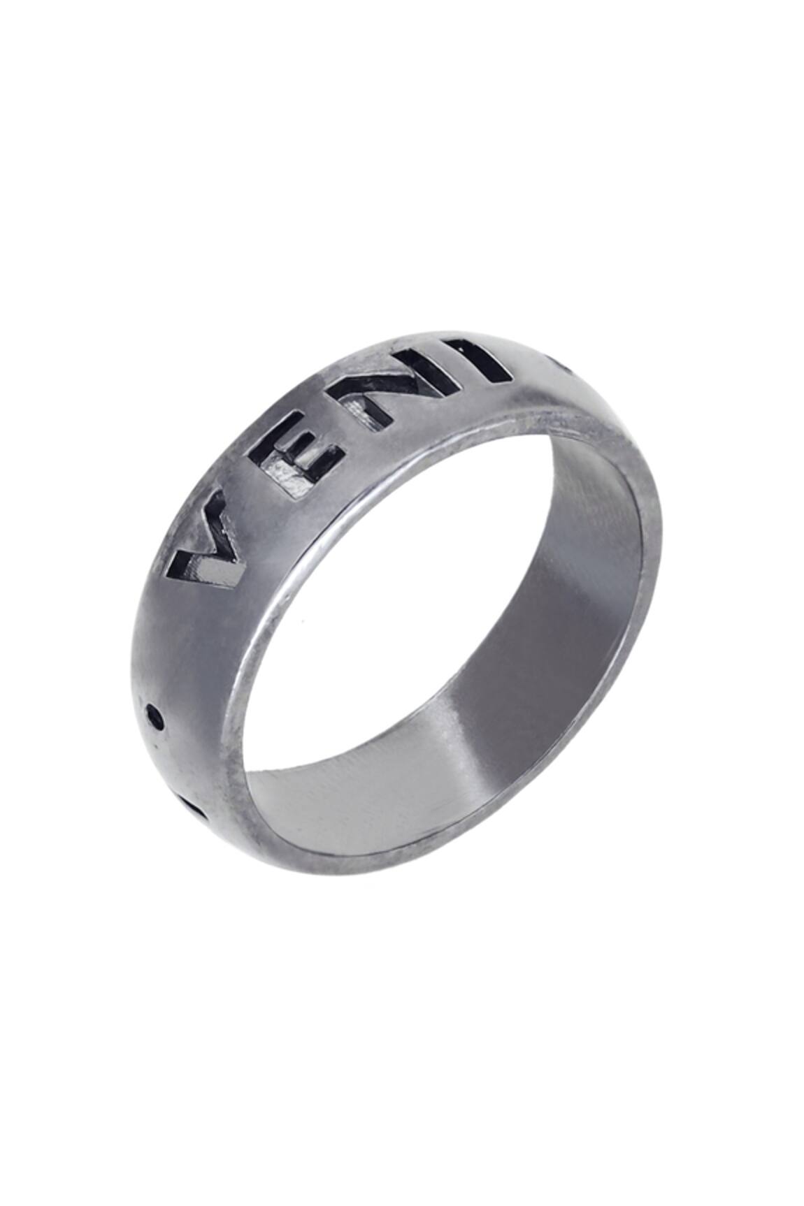 Esme By Aashna Dalmia Typography Pattern Ring 