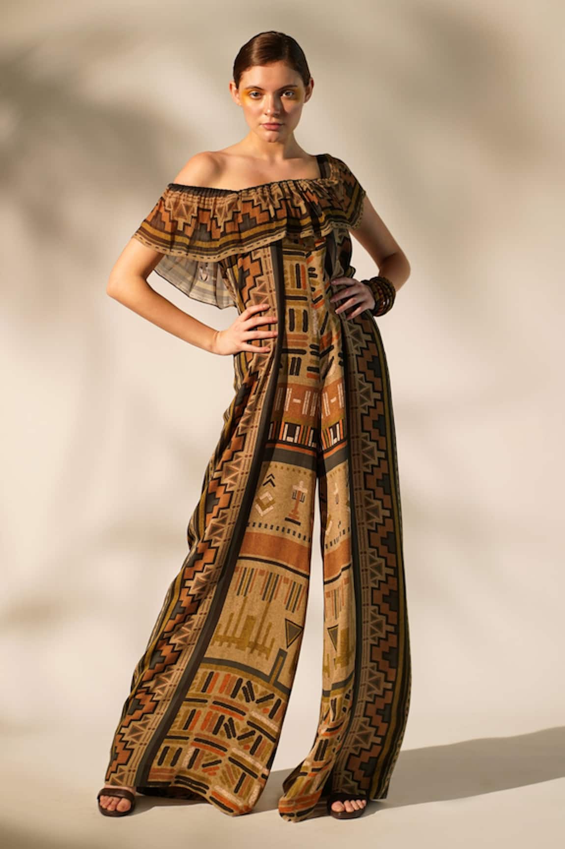 Nikita Mhaisalkar Aztec Print Jumpsuit 