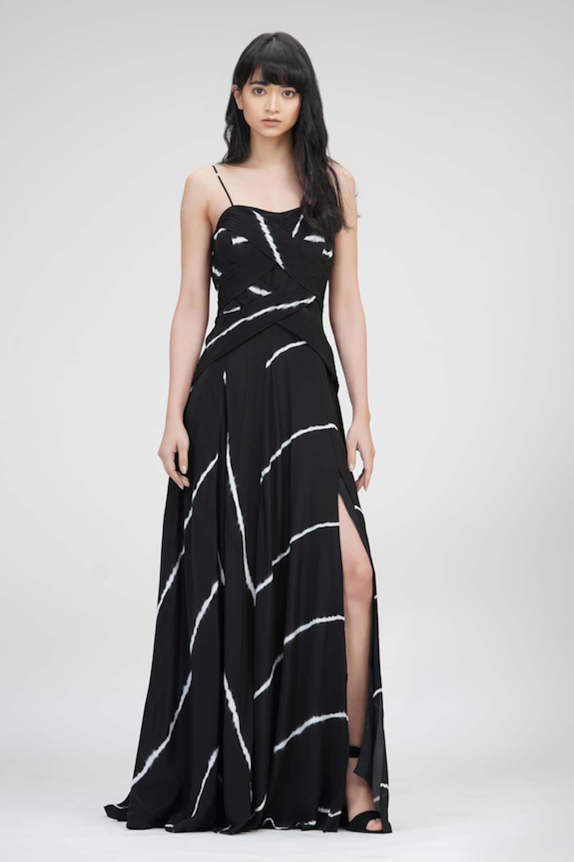 Shruti S Tie Dye Strappy Maxi Dress
