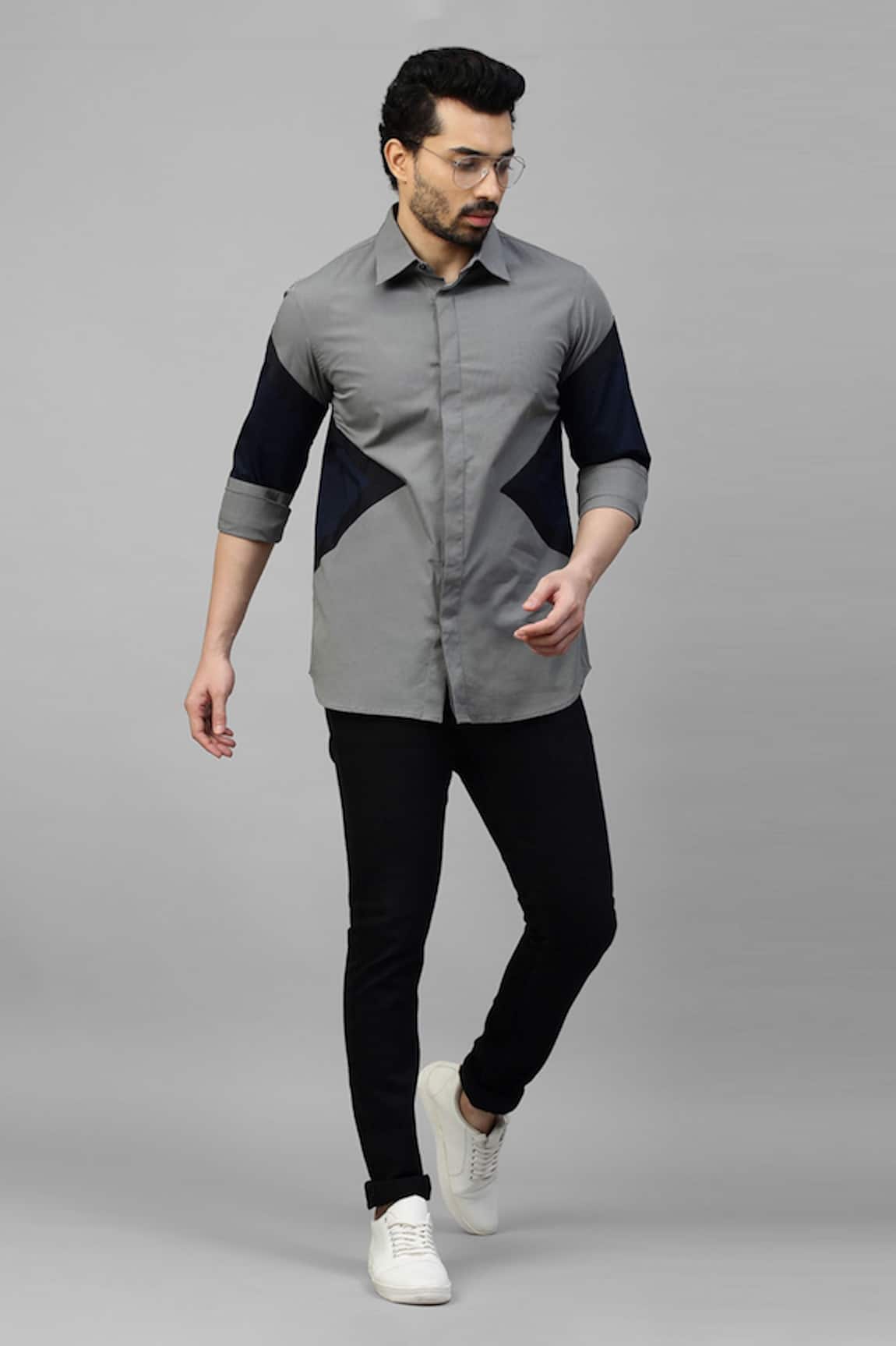 Echke Arrow Pattern Shirt 