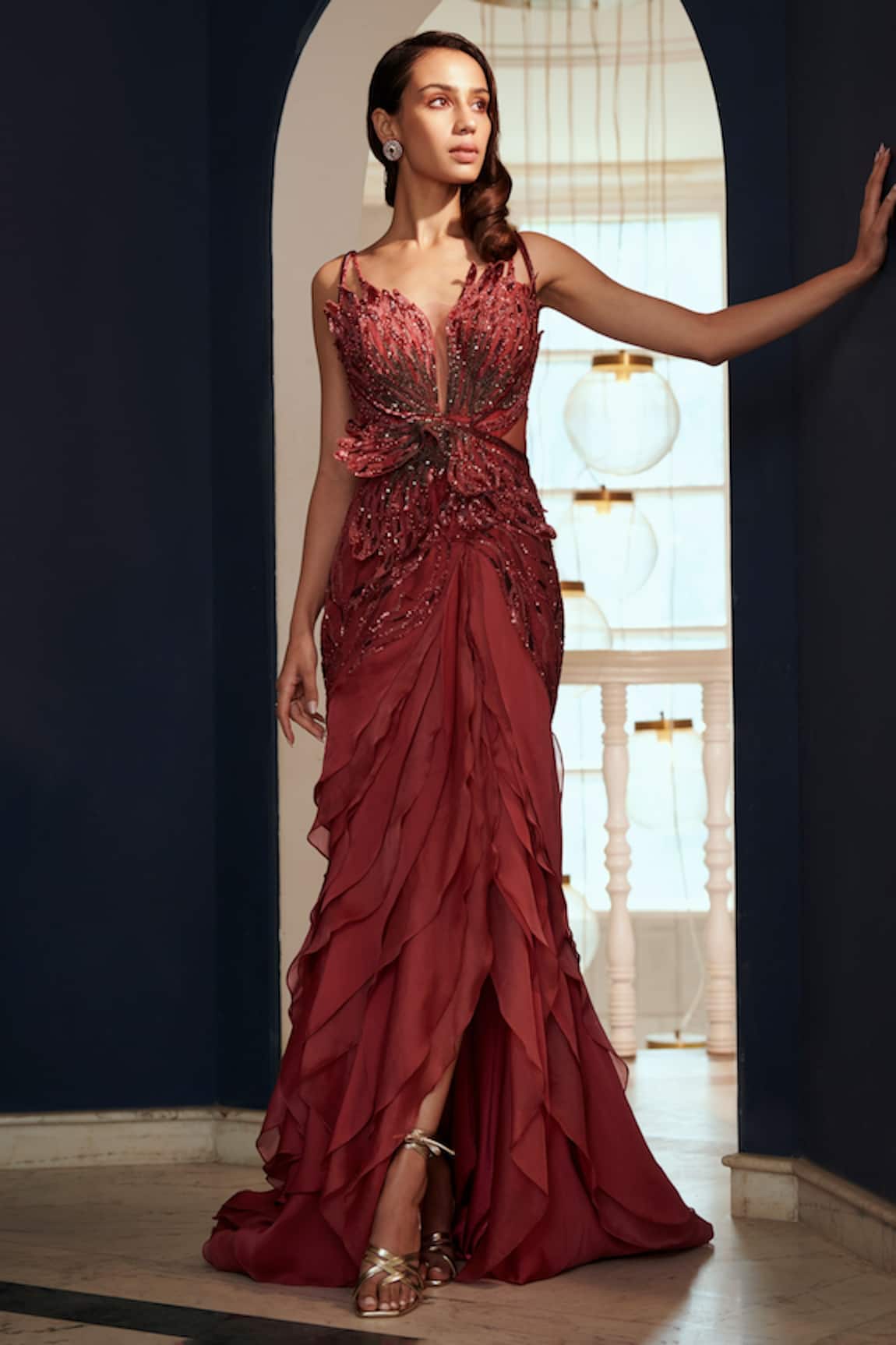 Adaara Couture Hand Embroidered Gown