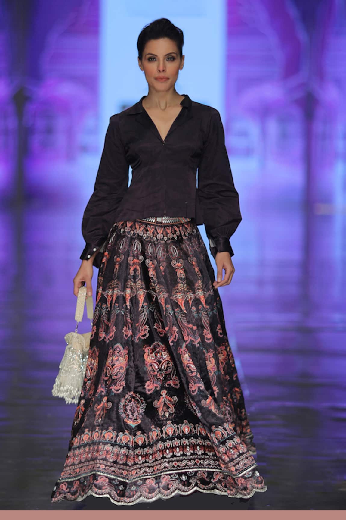 Archana Kochhar Digital Print Lehenga & Shirt Set