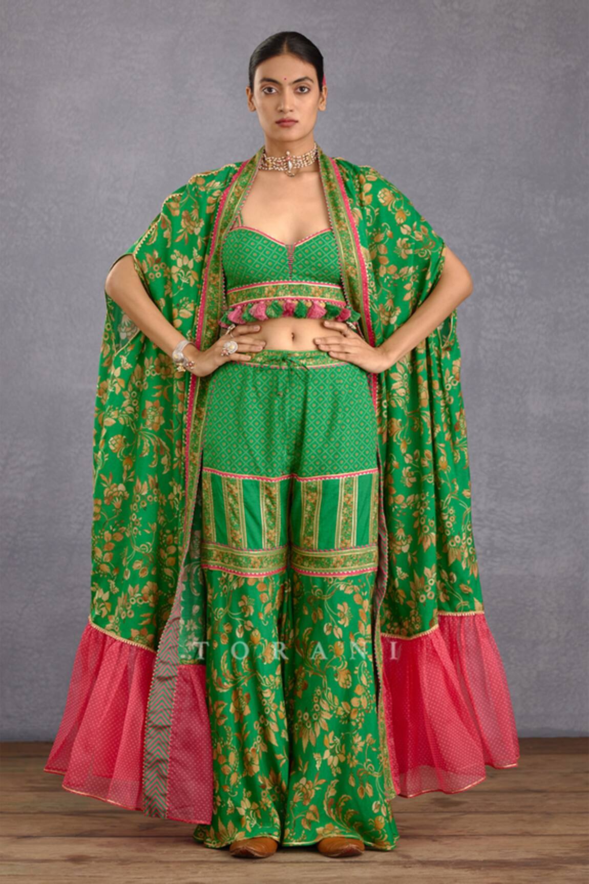 Torani Rang Naaz Mehreen Jacket & Sharara Set