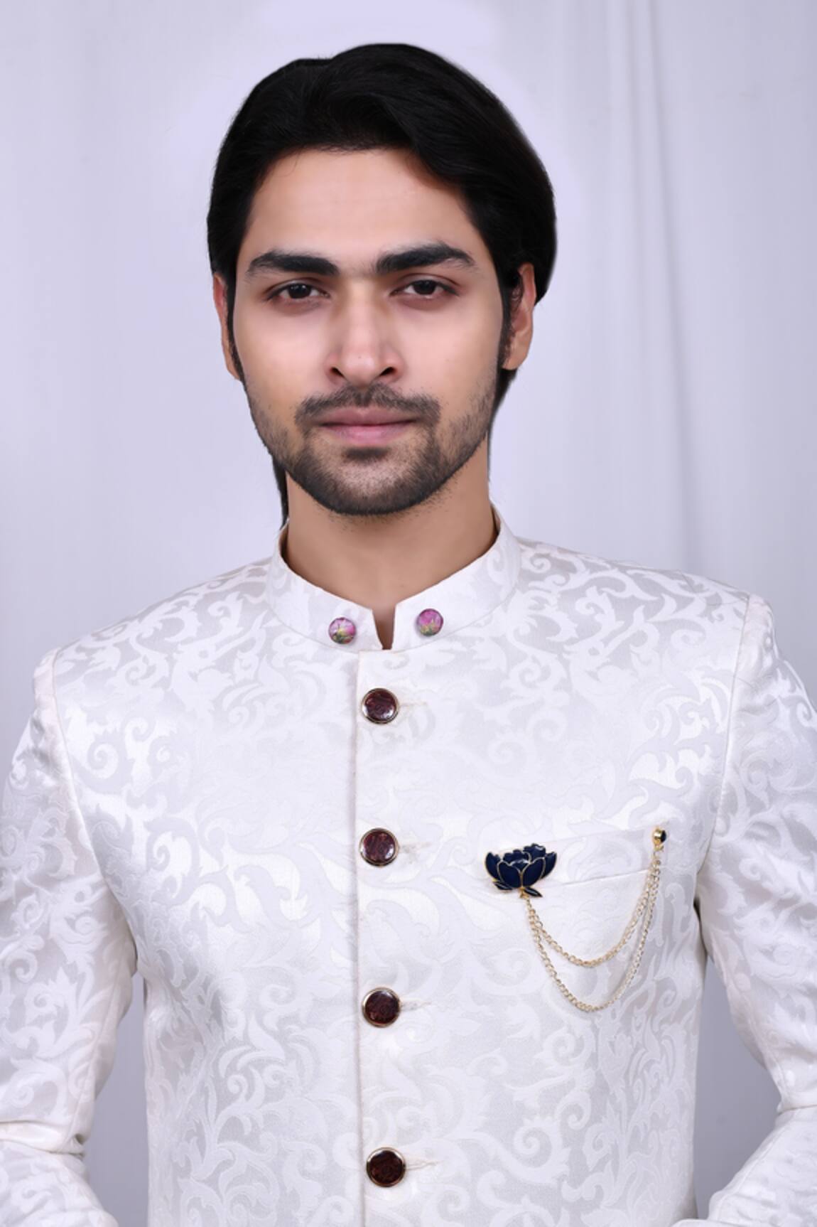 Nazaakat by Samara Singh Floral Motif Brooch