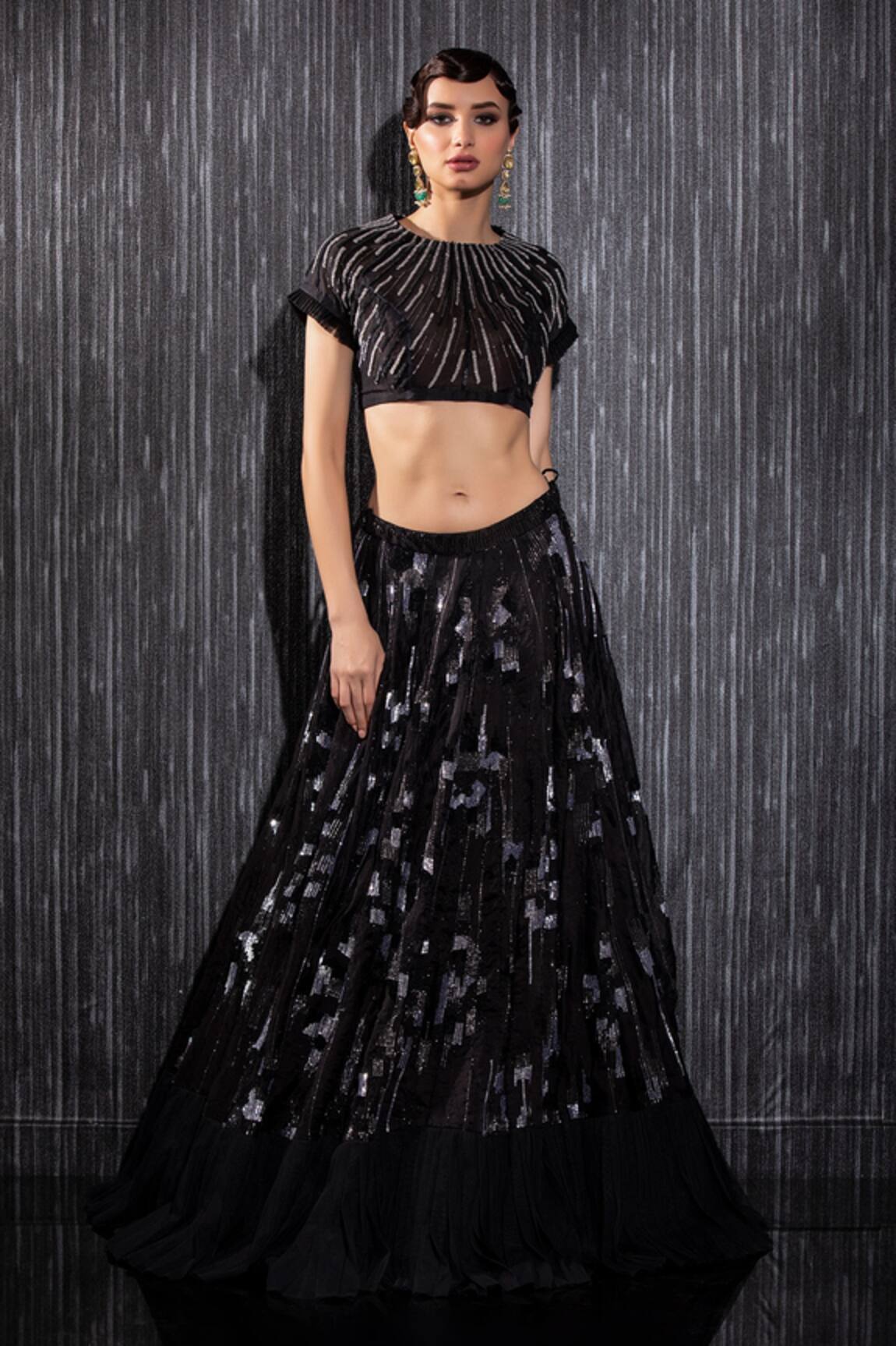 Shilpi Gupta Hand Embroidered Blouse & Lehenga Set 