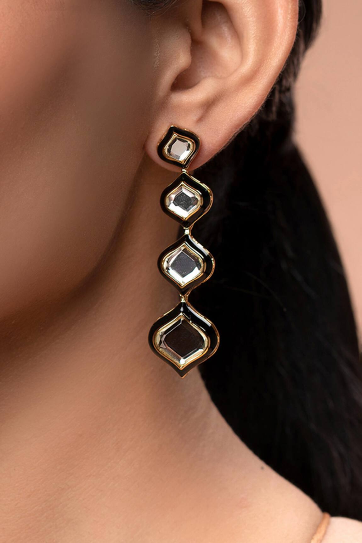 Isharya Amina Mirror Minaret Earrings