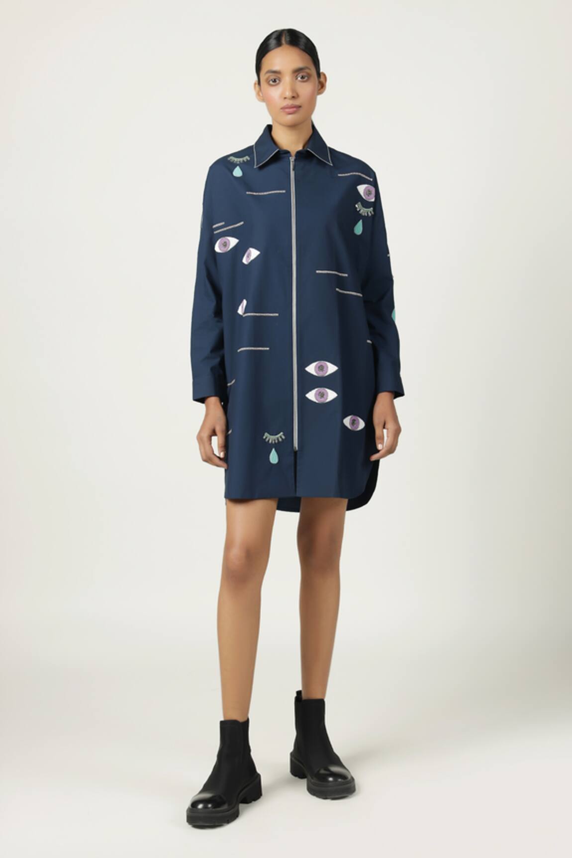 Shahin Mannan Facial Expressions Overshirt