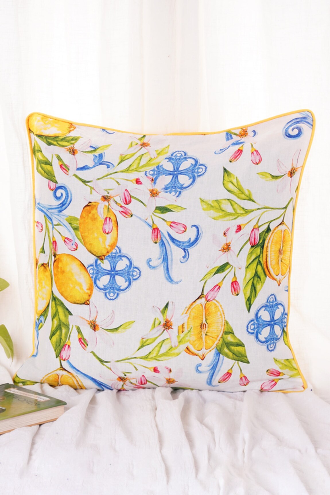 ConsciousCo Sicilian Summer Cushion Cover