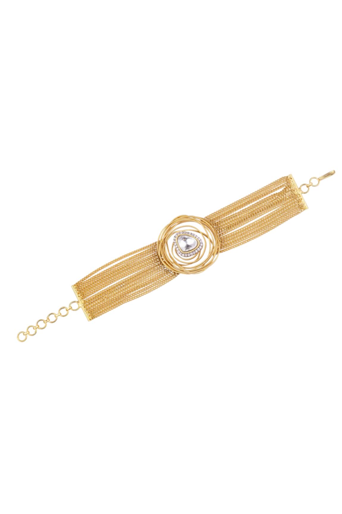 Vasundhara Handcrafted Multi-Strand Bracelet 