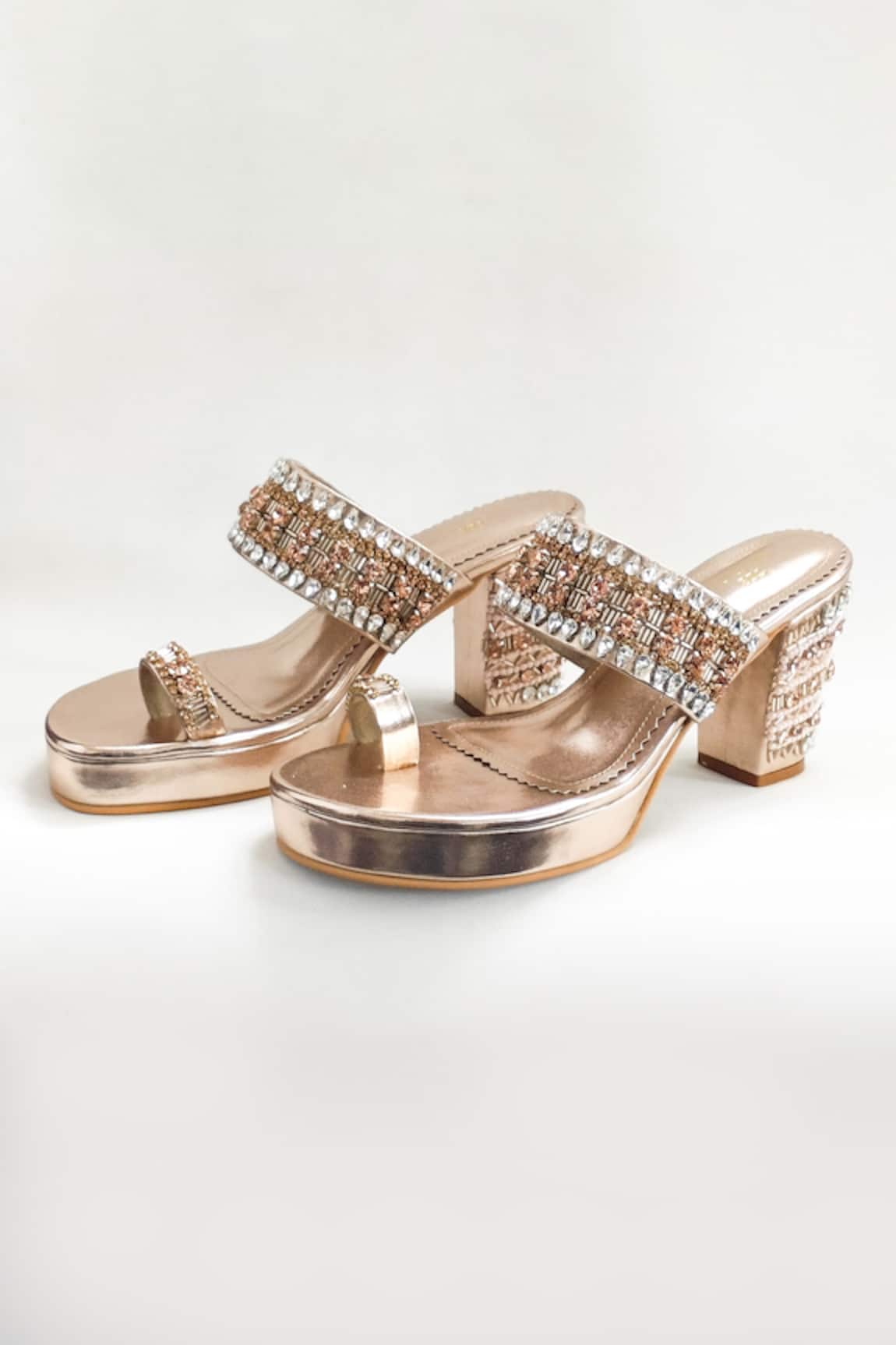 The Alter Inara Rhinestones Embellished Heels 