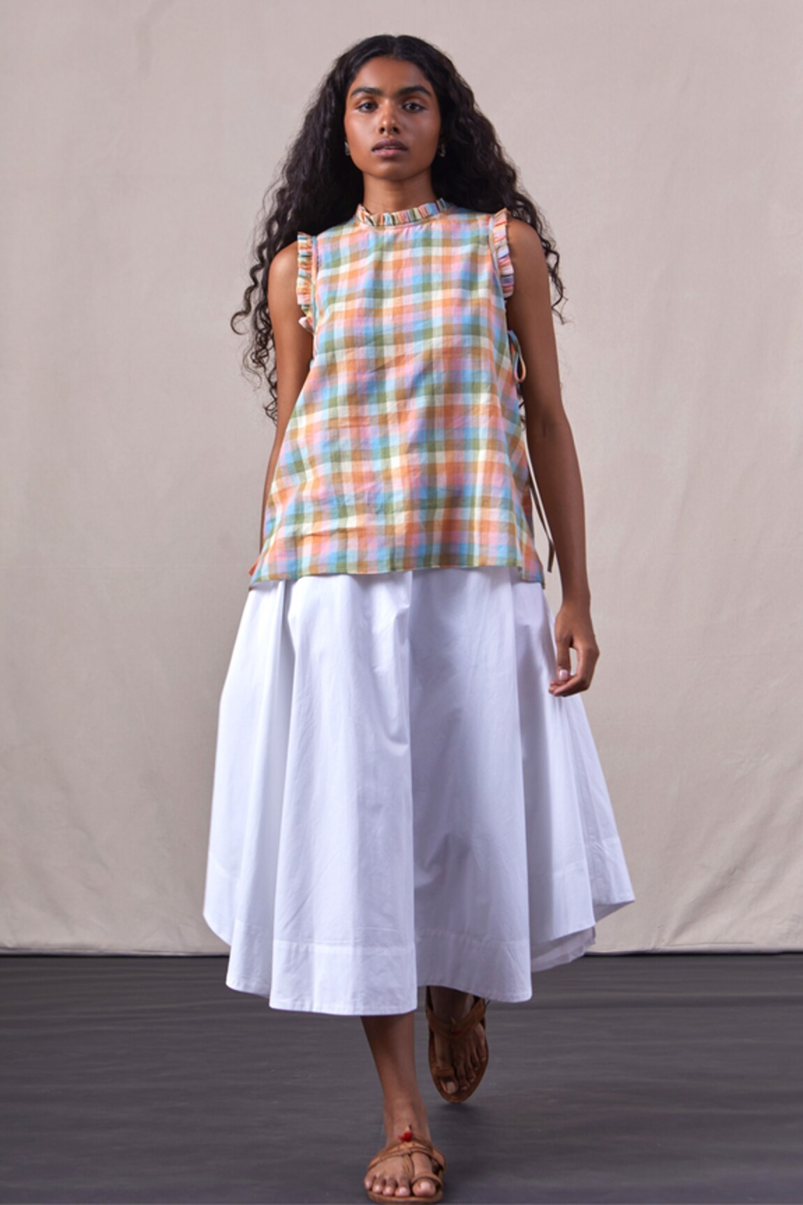 The Summer House Nirmai Handwoven Cotton Top