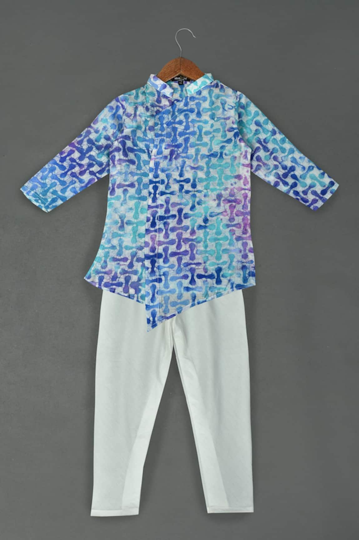 Maaikid Batik Print Kurta & Pyjama Set