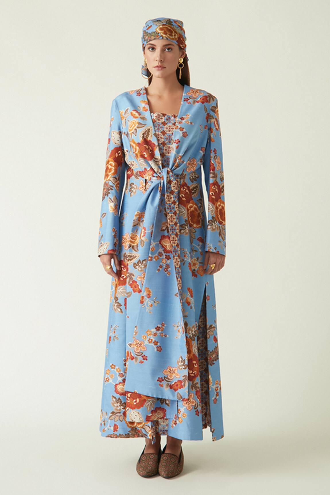 Payal Pratap Deyjay Floral & Moroccan Print Reversible Jacket