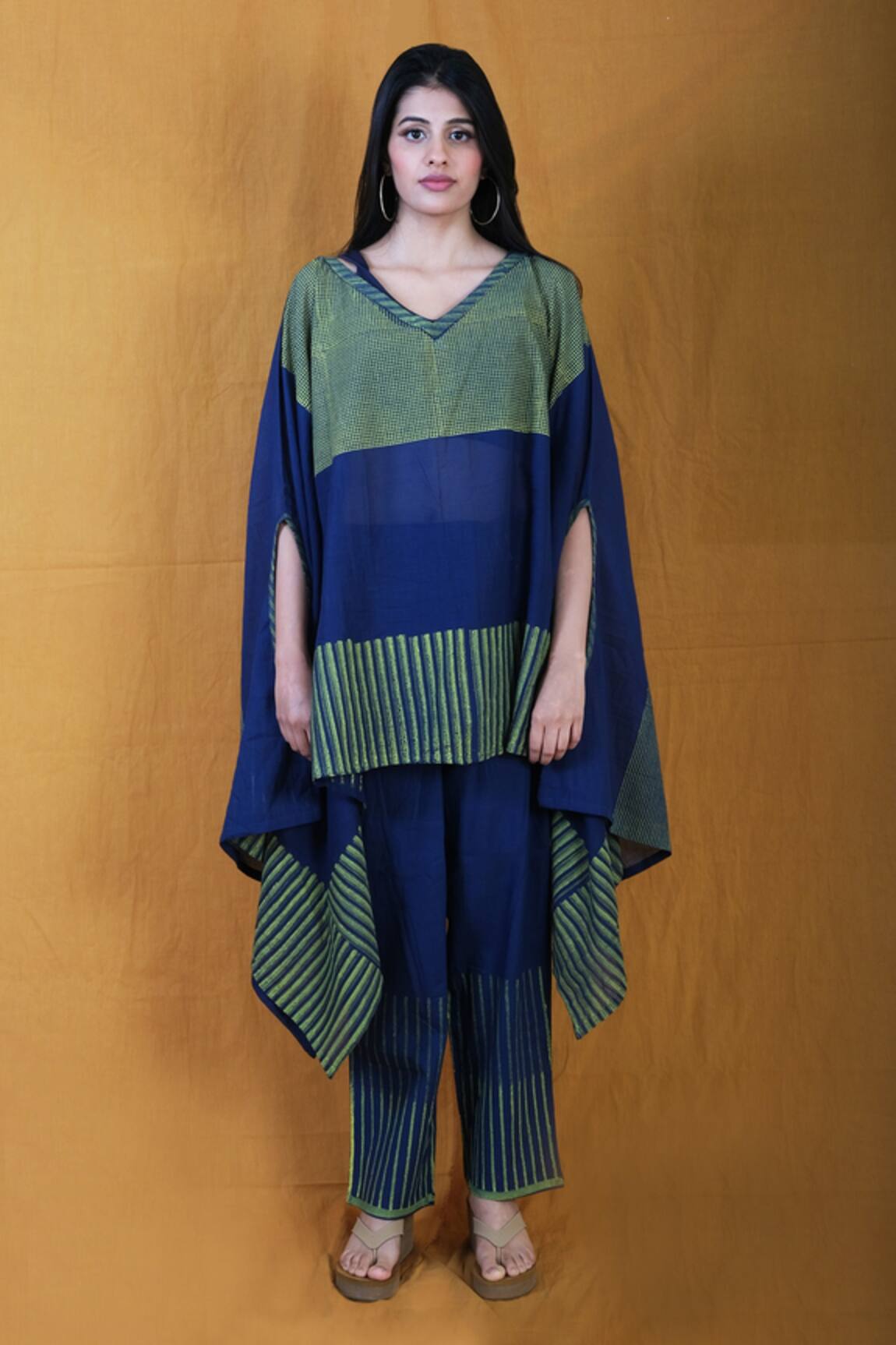 Banana Labs Piano Twister Printed Kaftan & Pant Set