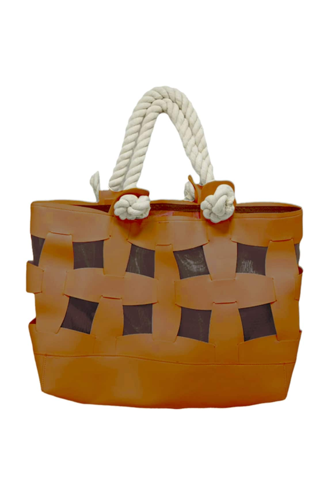 TROV Trellis Handmade Leather Tote Bag