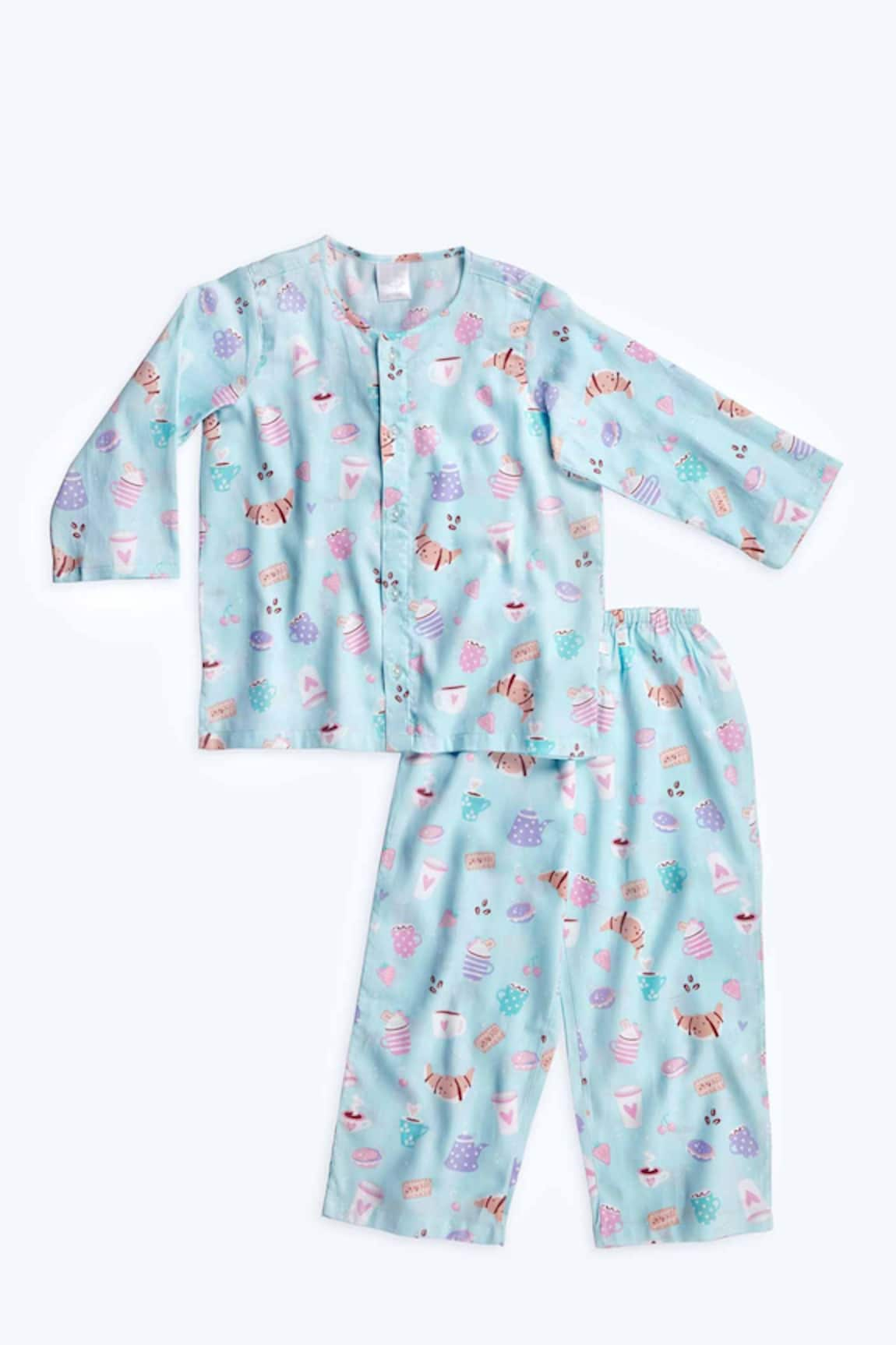 Nigh Nigh Hot Chocolate Print Night Suit Set