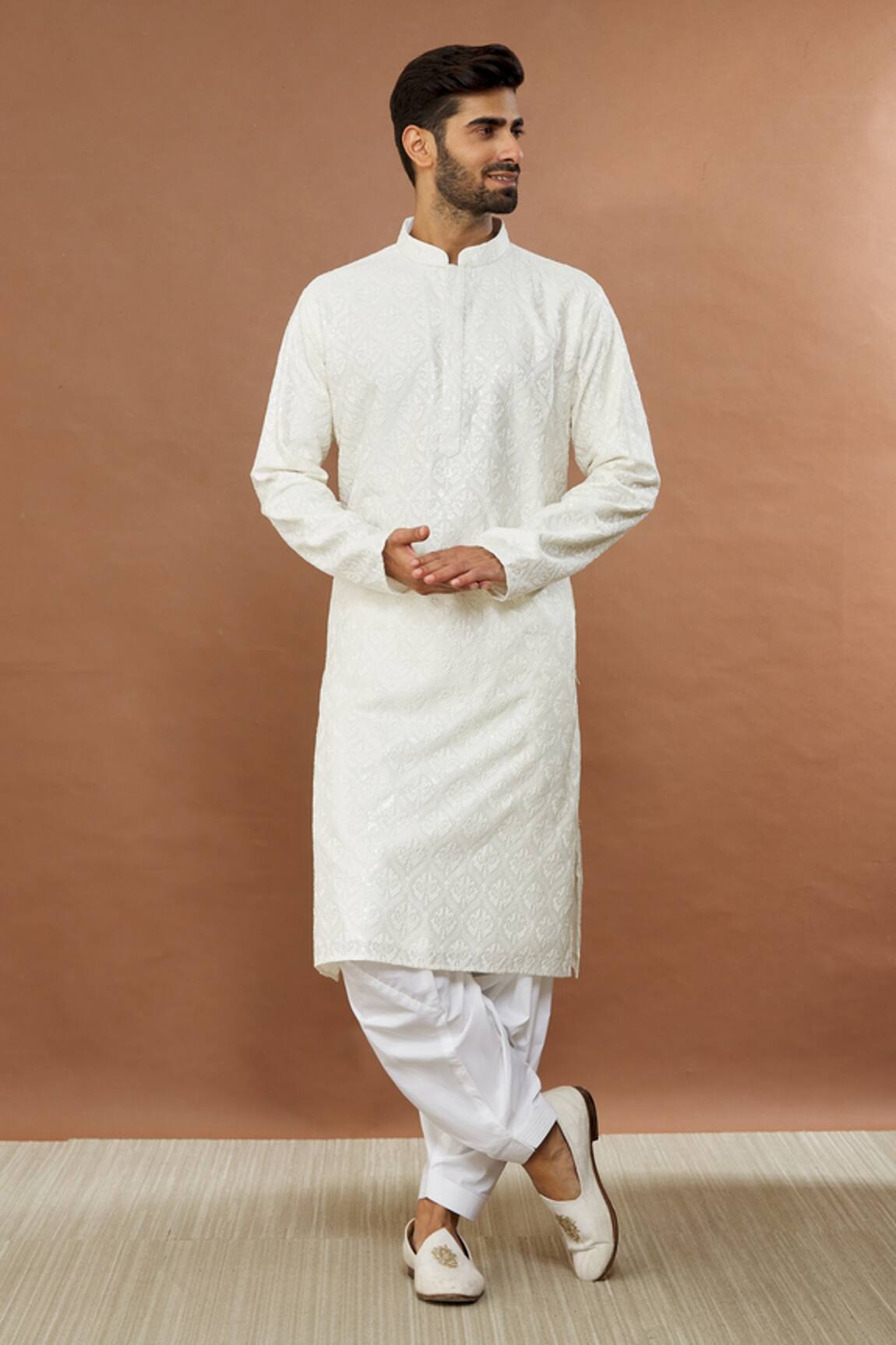 Aham-Vayam Utsav Embroidered Kurta & Patiala Set 