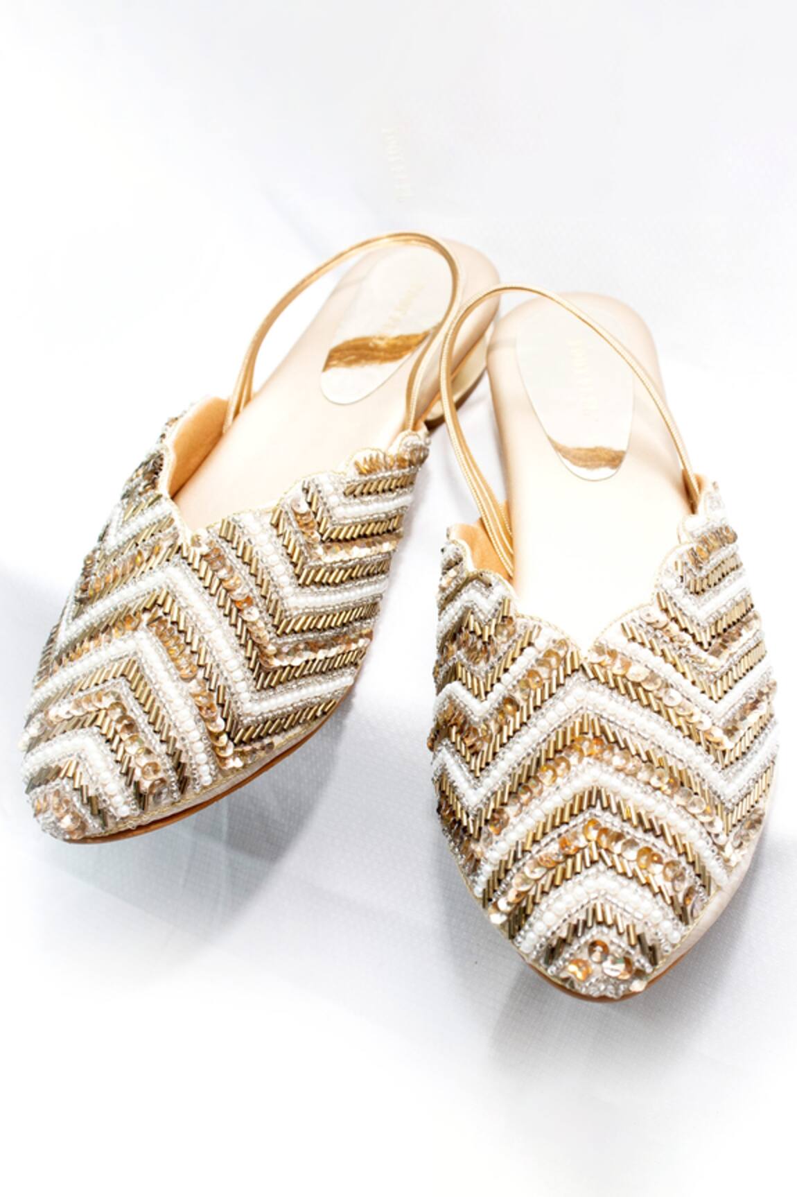 Foot Fuel Libby Embroidered Mules