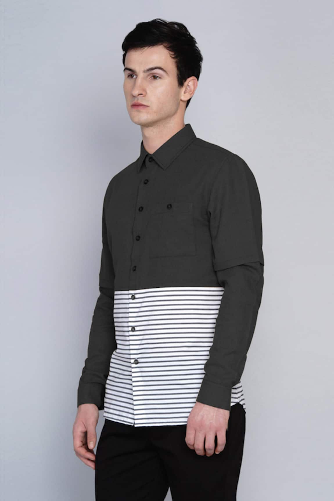 Lacquer Embassy Striped Shirt