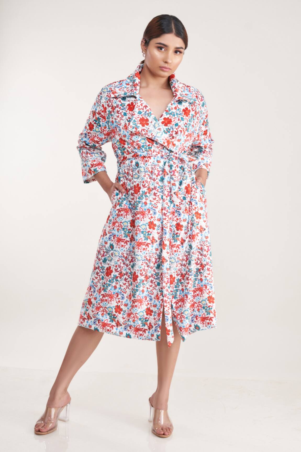 Pooja Bagaria Floral Print Dress