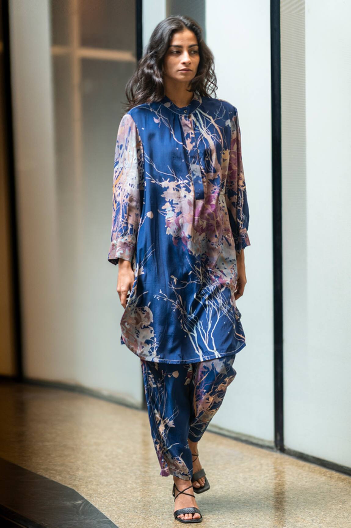 Leh Studios Evening Canope Print Dress