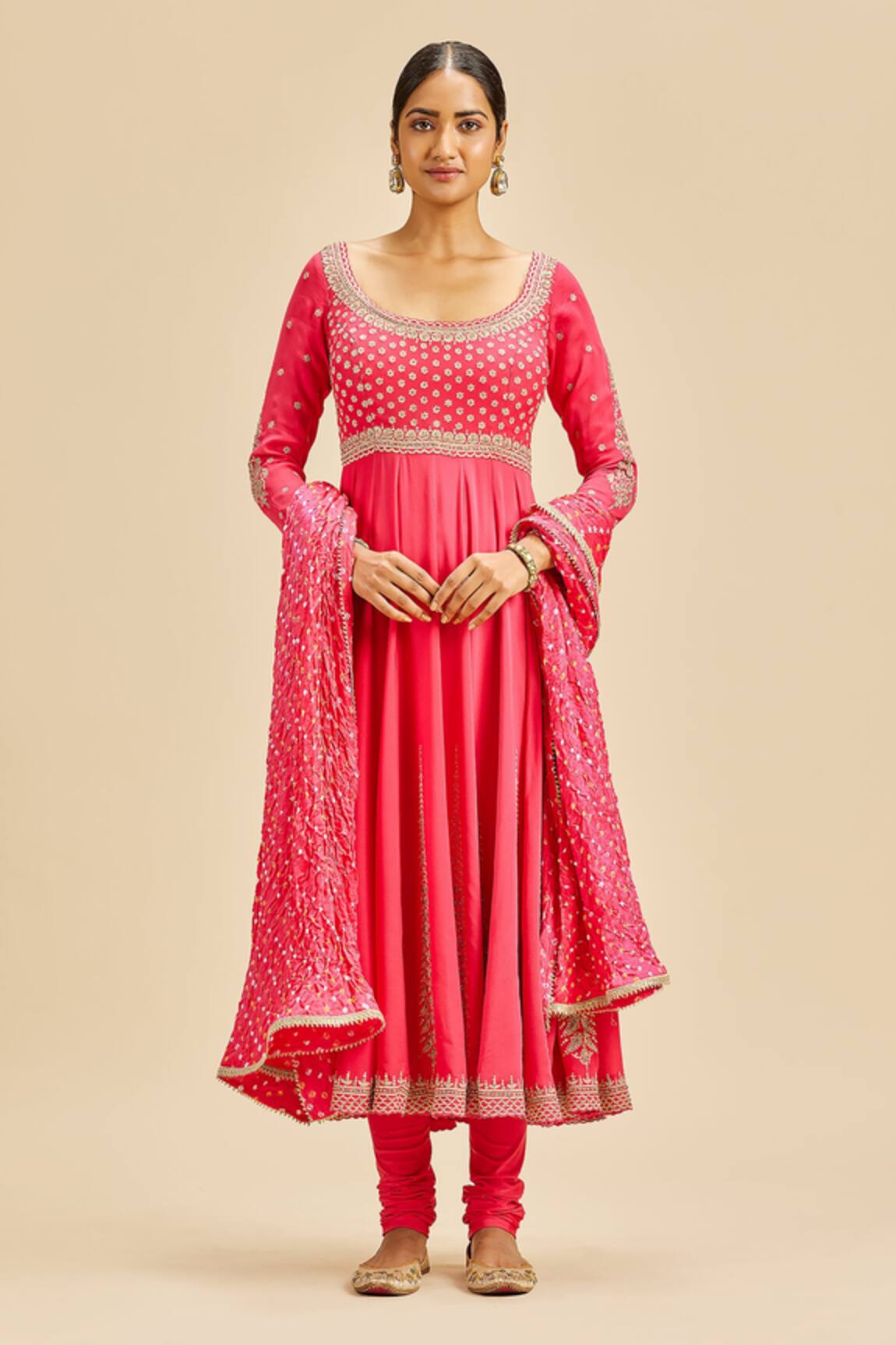 Nitika Gujral Zari Embroidered Anarkali Set