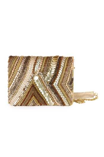 The Purple Sack Rectangle Shaped Clutch