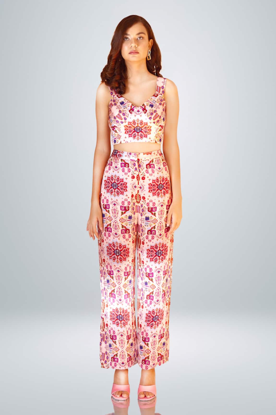 Betrue Kashan Print Wide Legged Pant 
